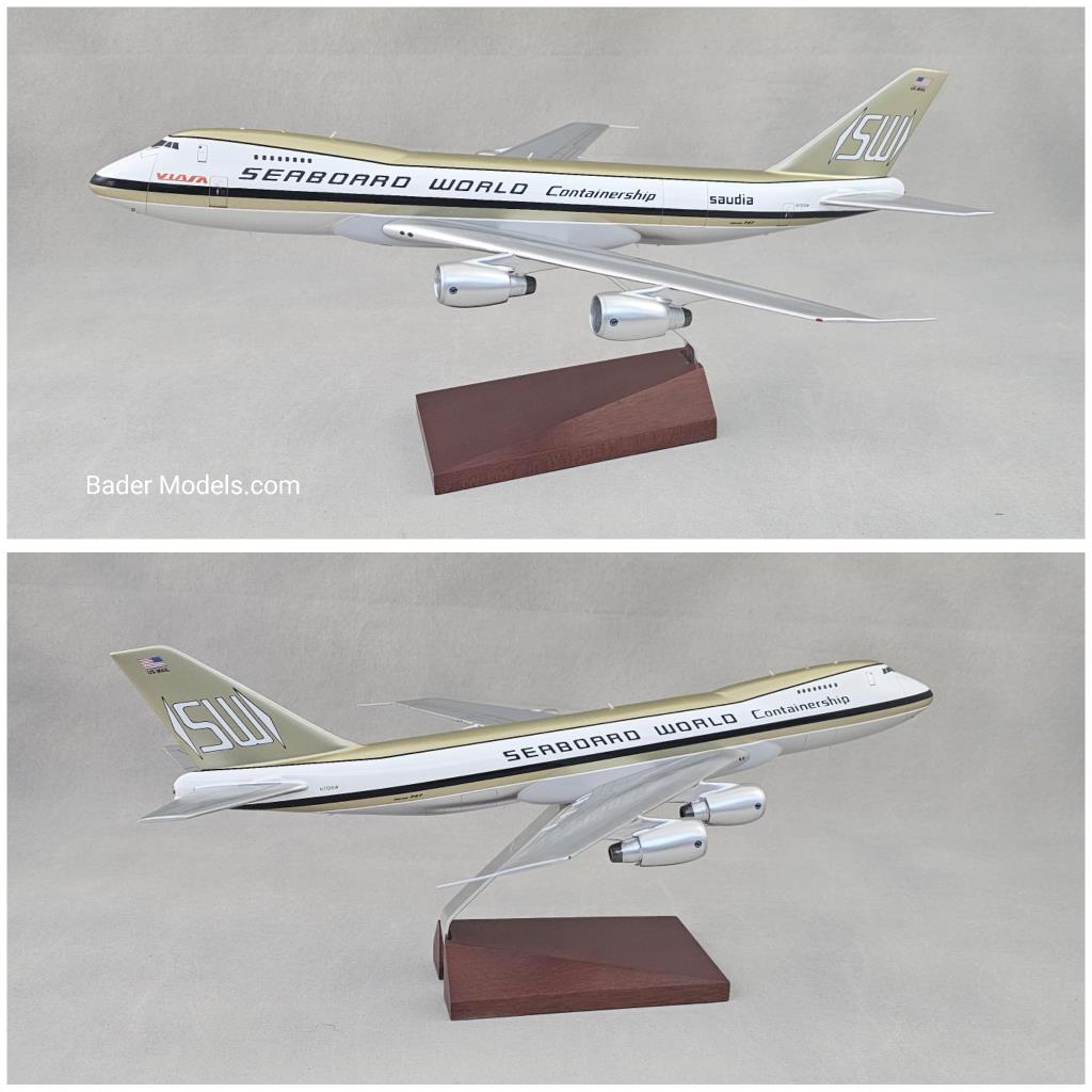 Seaboard World (Saudia , Viasa) - B747-100 - (1:144)